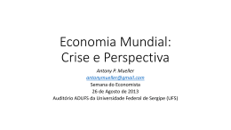 Economia Mundial: Crise e Perspectivas