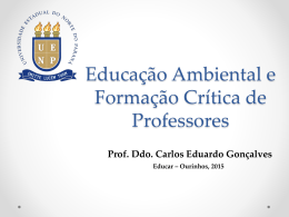 Prof. Ddo. Carlos Eduardo Gonçalves