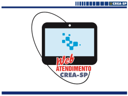 Sistema de Atendimento Web - Crea-SP