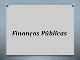 Finanças Públicas Competências do banco central
