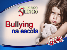 Bullying na escola - veradedivino