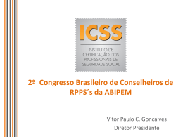 2º Congresso Brasileiro de Conselheiros de RPPS´s da