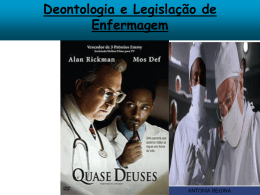 Deontologia e Legislação de Enfermagem