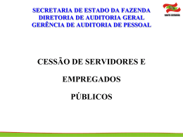 Empregados públicos - Secretaria de Estado da Fazenda