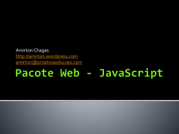 Pacote Web - JavaScript
