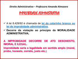 Direito Administrativo – Professora Amanda Almozara