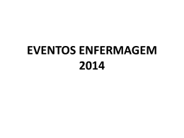 EVENTOS ENFERMAGEM 2014