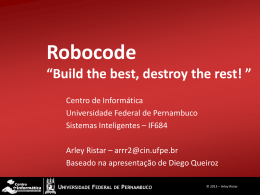 Robocode_IF684 - Centro de Informática da UFPE