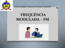 UFSC FM Frequencia modulada
