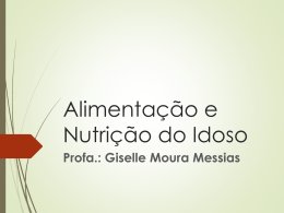 Alimentação e Nutrição do Idoso - Universidade Castelo Branco