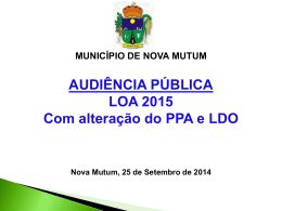 apresentação loa 2015 com alteração PPA e LDO