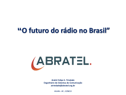 O futuro do rádio no Brasil