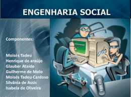 Engenharia Social Componentes