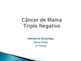Câncer de Mama Triplo Negativo - GO