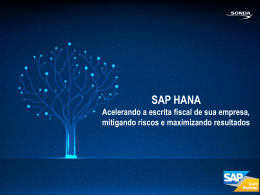 SAP HANA - Sonda IT