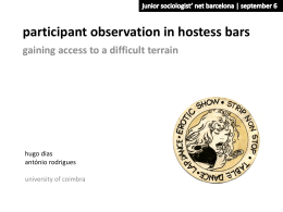 participant observation in hostess bars