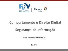 Aula 3 (05/09/2014) - Comportamento e Direito Digital