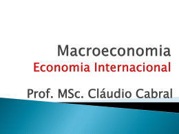 Economia Internacional - Universidade Castelo Branco
