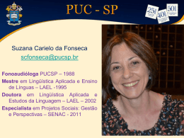 Suzana Carielo da Fonseca - PUC-SP