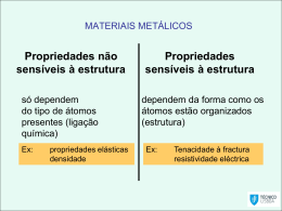 PROCESSAMENTO DE MATERIAIS METÁLICOS