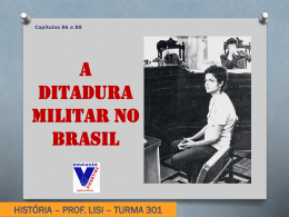 A ditadura militar no Brasil