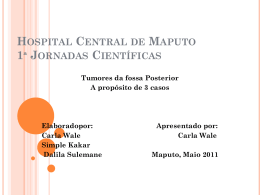 Hospital Central de Maputo Jornadas Cientificas