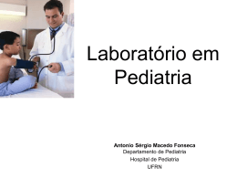 Laboratório em pediatria