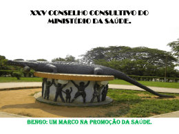 Descarregue a publicação - República de Angola :: Ministério da
