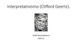 Interpretativismo (Clifford Geertz).