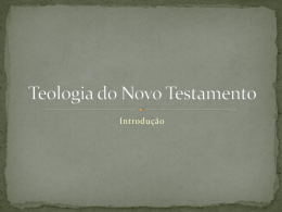 Teologia do Novo Testamento