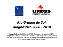 diagnóstico 2000 - 2010 Rio Grande do Sul