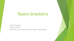 Teatro brasileiro