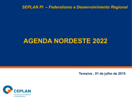 Agenda Nordeste 2022 - TÂNIA BACELAR