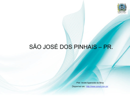 Slide S. J. Pinhais - Pr (arquivo em formato )