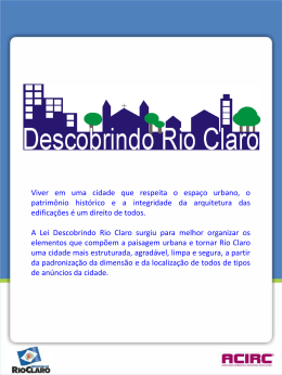 cartilha final -06-06-2012 - Rio Claro