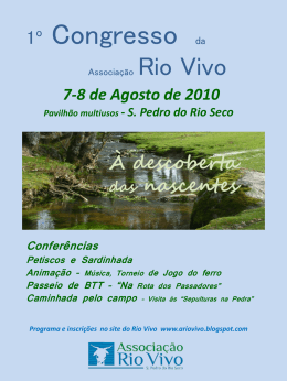 congresso Rio Vivo