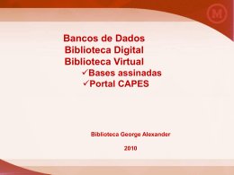 Biblioteca Digital de Teses e Dissertações