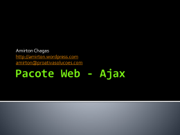 Pacote Web - Ajax