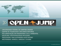 Openjump - Universidade Federal de Campina Grande