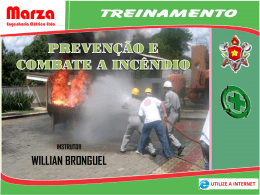prevenção e combate a incêndios
