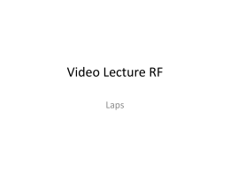 Video Lecture RF