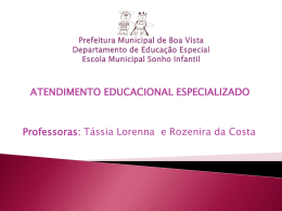 slide AEE - Professores do AEE/ V -2014