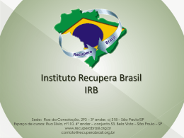 0 recupera brasil - Ministério do Desenvolvimento, Indústria e