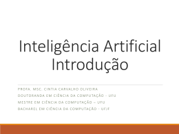 Introdução - Profa. Cintia Oliveira