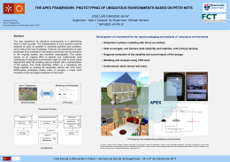 THE APEX FRAMEWORK: PROTOTYPING OF UBIQUITOUS