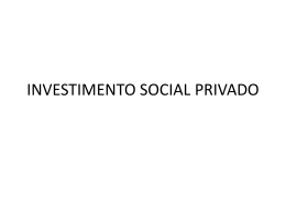 INVESTIMENTO SOCIAL PRIVADO - responsabilidadesocial2009