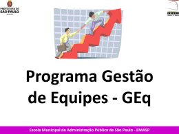 GEq M9 - Prefeitura de São Paulo