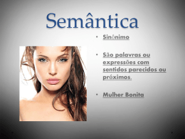 Semântica -1 - WordPress.com