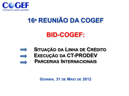 Anexo 5 – COGEF 16a reunião apresentacao BID v2 30Maio2012vf
