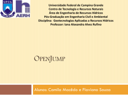OpenJump - Área de Engenharia de Recursos Hídricos